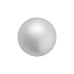 Preciosa Maxima 6mm Glass Nacre Pearls, 40ct. Light Grey
