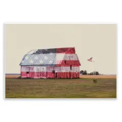 Stupell Industries Americana Farmhouse Barn Wall Plaque Art