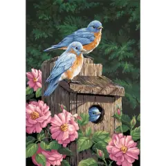 Dimensions&reg; PaintWorks&trade; Garden Bluebirds Paint-by-Number Kit