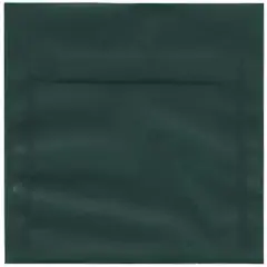 JAM Paper 6.5" x 6.5" Square Translucent Vellum Envelopes, 25ct. Racing Green