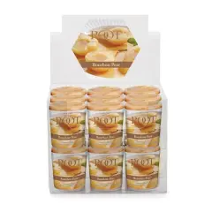 Root Candles Scented 20 Hour Beeswax Blend Votive Candles, 18ct. Bourbon Pear