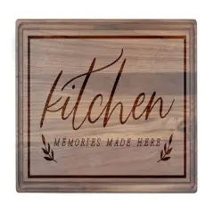Kitchen Memories Made Here 17" x 11" Walnut Cutting Board