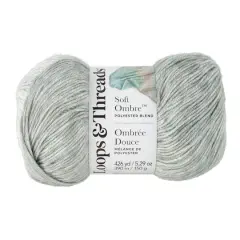 Soft Ombre&trade; Yarn by Loops & Threads&reg; Slate/Grey/White
