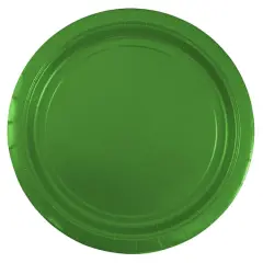 JAM Paper 9" Paper Party Plates, 50ct. Green