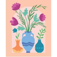 8" x 10" Three Vases Paint-by-Number Kit by Artist's Loft&reg;