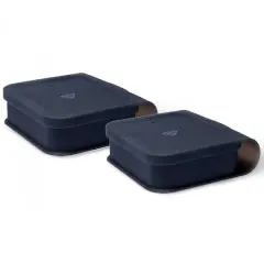 Silipint&reg; Sandwich Size Silicone Go Go Bowls, 2ct. Smoke