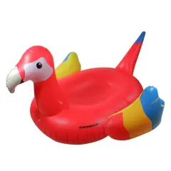 Swimline Red Inflatable Macaw Pool Raft