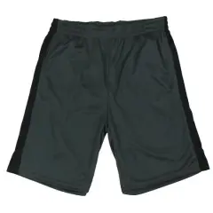 Galaxy by Harvic Boys Active Trim Mesh Basketball Shorts Gray/Black