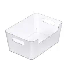 Medium Clear Open Storage Bin by Simply Tidy&reg;