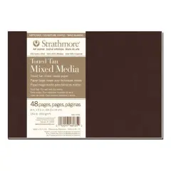Strathmore&reg; 400 Series Softcover Toned Tan Mixed Media Art Journal