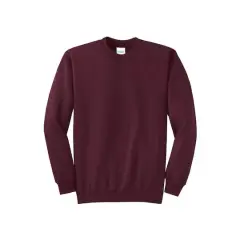 Port & Company&reg; Brights Core Fleece Crewneck Sweatshirt Maroon
