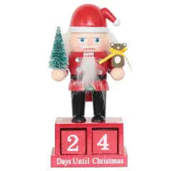 Santa's Workshop 6" Santa Countdown Nutcracker