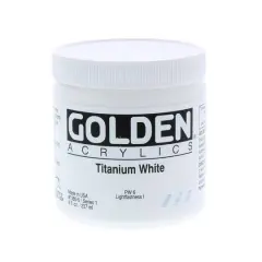 Golden&reg; Heavy Body Acrylic Paint, 8oz. Titanium White