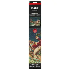 16" x 20" Santa Sleigh Diamond Art Kit by Make Market&reg;