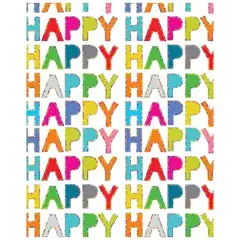 JAM Paper Happy Happy Happy Design Tissue Paper, 12ct.