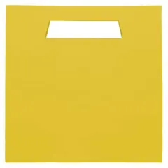 JAM Paper Large Yellow Heavy Duty Bags with Trapezoid Handle, 3ct.