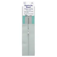 June Tailor&reg; Zippity Do Done 18" Zipper Light Gray