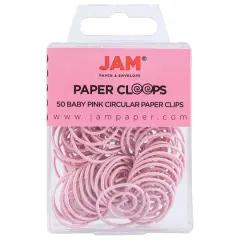 JAM Paper Circular Paper Cloops Pink