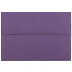 JAM Paper A1 Premium Invitation Envelopes, 50ct. Dark Purple