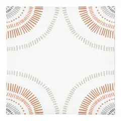 Dashed Earthtones 10" x 10" Cotton Twill Napkin