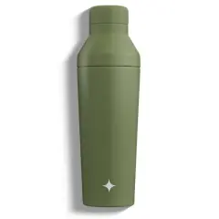 JoyJolt&reg; 20oz. Vacuum Insulated Cocktail Protein Shaker Green