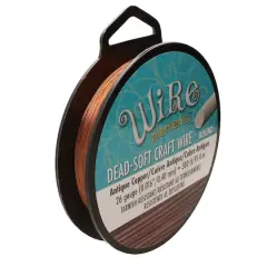 The Beadsmith&reg; Wire Elements&trade; 26 Gauge Tarnish Resistant Soft Temper Wire, 300ft. Antique Copper