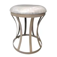 SunnyPoint 17.5" Champagne Gold Stool