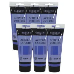 Sargent Art&reg; Acrylic Paint, 120 mL, 6ct. Grey Purple