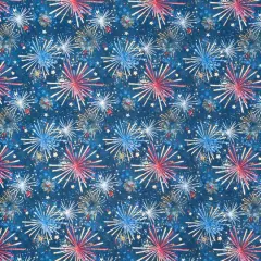 SINGER Firework Bursts Cotton Fabric