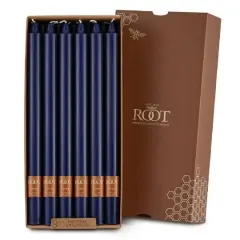 Root Candles Arista&trade; 12" Smooth Taper Candles, 12ct. Abyss