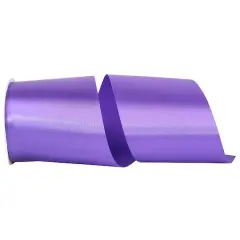 JAM Paper 4" x 50yd. Satin Allure Single Face Ribbon Grape