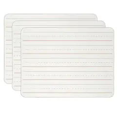 Charles Leonard Two-Sided Plain & Lined Magnetic Dry Erase Lap Boards, 3ct.