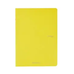 Fabriano&reg; EcoQua Staple Bound Lined Notebook Yellow