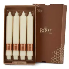 Root Candles 9" Unscented Timberline&trade; Collenette Taper Candles, 4ct. Ivory