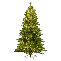 7.5ft. Pre-Lit California Spruce Artificial Christmas Tree, Color-Changing LED Lights