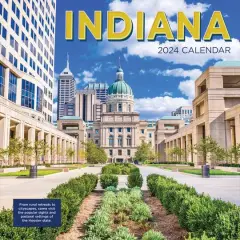 TF Publishing 2024 Indiana Wall Calendar