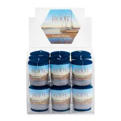 Root Candles Scented 20 Hour Beeswax Blend Votive Candles, 18ct. Seaside Harbor