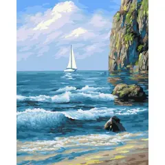 Crafting Spark White Sail Painting by Numbers Kit