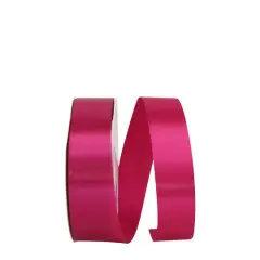 JAM Paper 3/8" x 100yd. Single Face Satin Allure Ribbon Wine