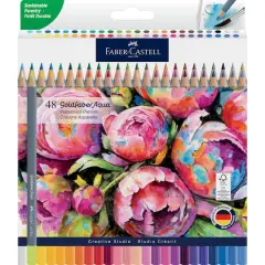 Faber-Castell&reg; Goldfaber Aqua 48 Color Watercolor Pencil Set