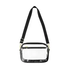 Black Lined Clear Toaster Bag by Make Market&reg;
