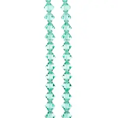 Preciosa Glass Crystal Bicone Beads, 6mm by Bead Landing&trade; Caribbean Sea