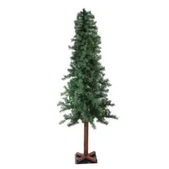 7ft. Unlit Traditional Woodland Alpine Artificial Christmas Tree