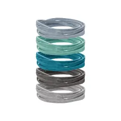 3.1mm x 5yd. Cool Tones Mix Suede Lace, 5ct. by Bead Landing&trade;