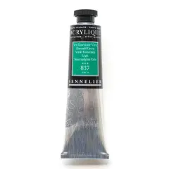 Sennelier Extra Fine Artists' Acrylic Paint, 60mL 837 Emerald Green