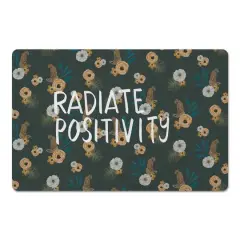 Radiate Positivity Tropical Jag Floor Mat Blue