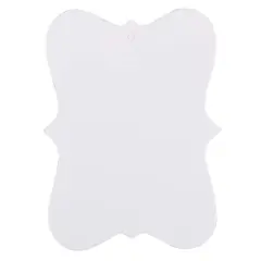 JAM Paper White Fashion Gift Tags, 10ct.