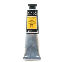Sennelier Extra Fine Artists' Acrylic Paint, 60mL 566 Dark Naples Yellow