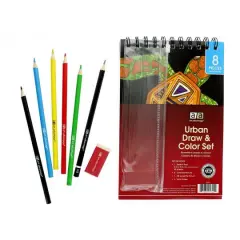 Art Advantage&reg; Urban Draw & Color Set