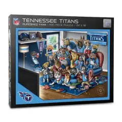 NFL Purebred Fans A Real Nailbiter 500 Piece Puzzle Tennessee Titans